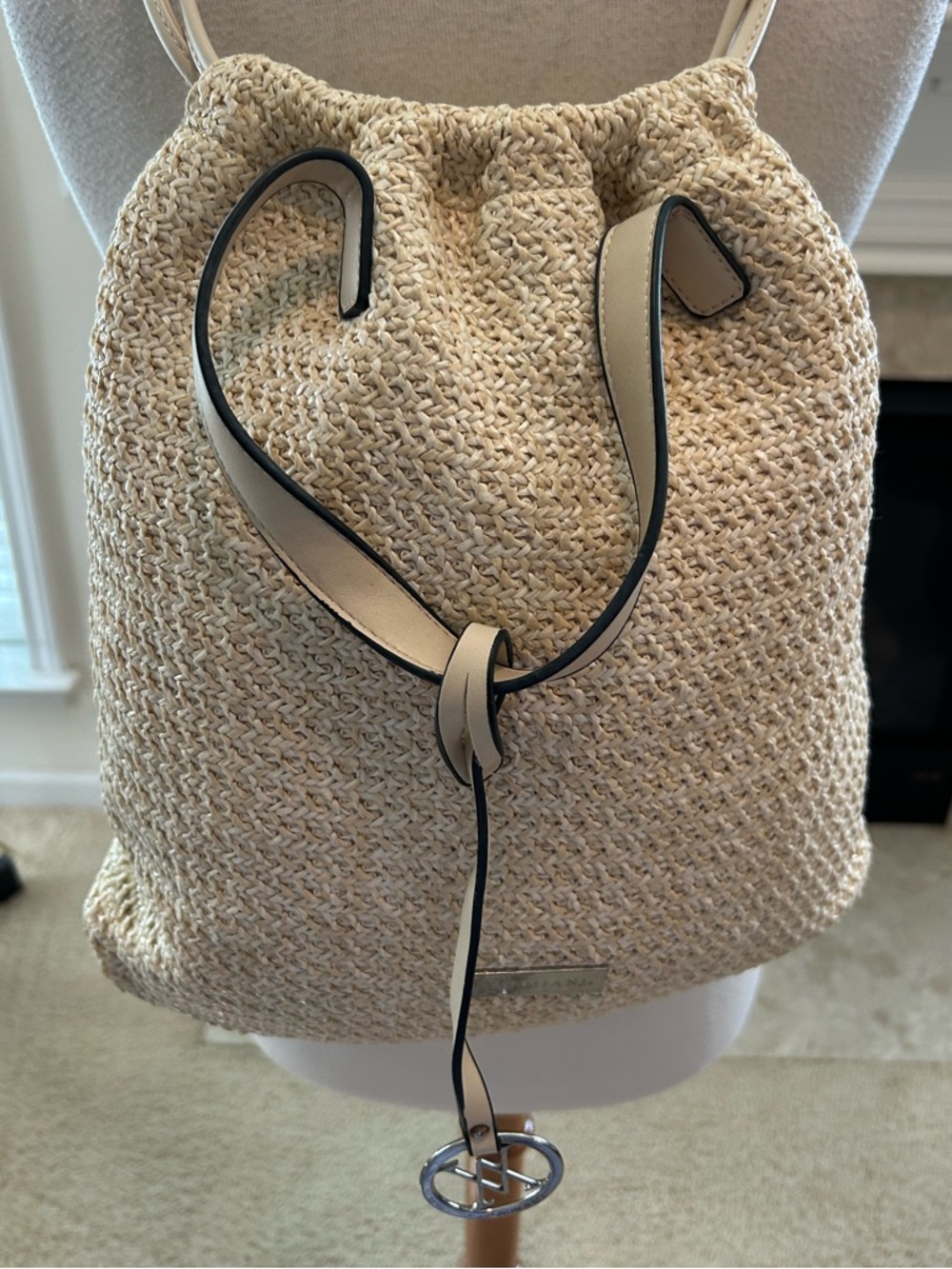Amiani Woven Convertible Bag/Backpack - Picture 2 of 12